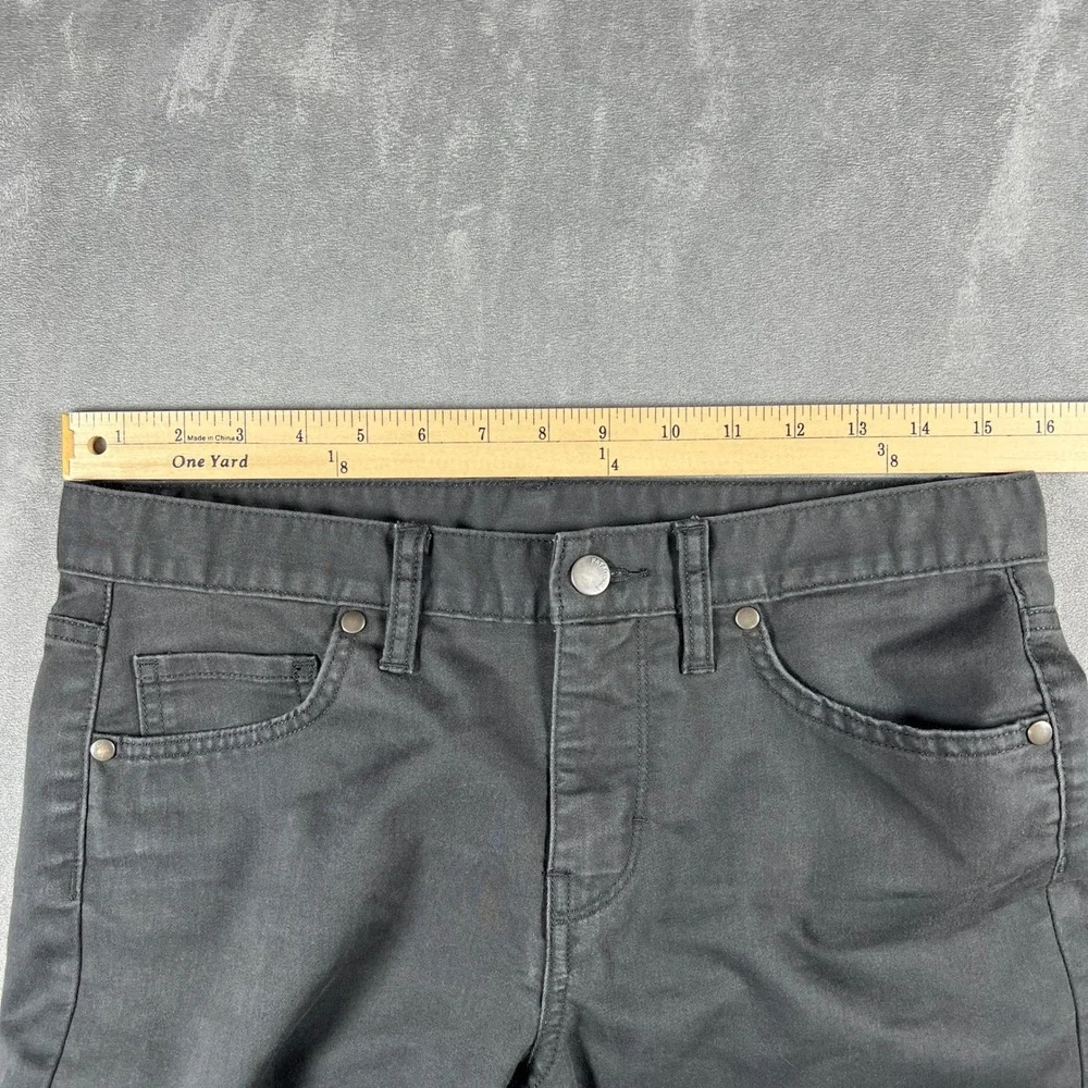 Patagonia Womens Size 6 Organic‎ Cotton Slim Fit 5-Pocket Pants Forge Grey